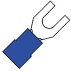 Klemko geisoleerde kabelschoenen - blauw