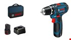 Bosch accu schroefboormachine - GSR 12V-15 - 12V - 2x2.0 Ah accu en lader - in tas