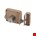 Yale 635.60 oplegslot met vaste buitencilinder doornmaat 60 mm - draairichting 2 = DIN Rs