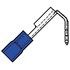 Klemko gedeeltelijk geisoleerde vlakstekerhuls met tab - SP 2507 FLH - 27 A - 1.04-2.66 mm² - easy entry - blauw