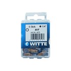 Witte PRO Tamper-Resistant schroefbitsen 25 mm