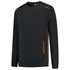 Tricorp 302703 Sweater Accent zwart-oranje XXL