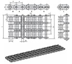 Donghua - Rollenketting - SBSR - Triplex - 1" - ANSI - 80-3