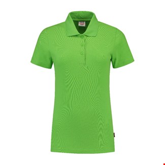 Tricorp Casual 201006 Dames fitted poloshirt Limegroen maat XS