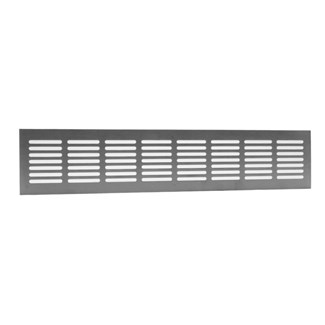 Nedco RVS plintrooster 400x80 mm