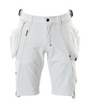 Mascot Advanced short - 17149-311 - afritsbare spijkerzakken - wit - maat C50
