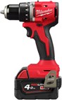 Milwaukee M18 BLDDRC-402C Accu Schroefboormachine 18V - Inclusief 2x 4,0Ah Accu, Lader en Koffer