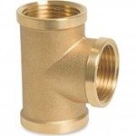 T-stuk - Fig.130 - Messing - binnen/binnen/binnen - 1/2"