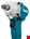 Makita instelbare slagmoersleutel - DTWA190Z - 14,4 V - 185 Nm - excl. accu en lader - in doos