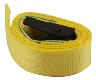 Ivana 55457 spanband met gesp 100 cm geel