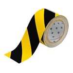 Brady vloermarkeringstape  tape -76,2 mm x 30,5 m - zwart/geel - polyester