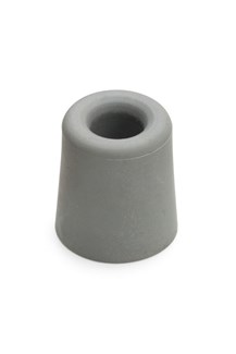 DX deurbuffer conisch - rubber - hoogte 33 mm - grijs