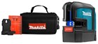 Makita kruislijn laser - SK105DZ - rood - zonder accu en lader - in doos met tas