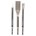 Bosch beitelset [3st] - SDS-Plus - punt/tegel/plattebeitel - zelfslijpend - lengte 250/260 mm