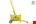 Orit klinkenknipper - IQ easy cutter - B330 mm - H10-120 mm - geel