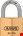 ABUS cilinder hangslot - 50mm  gelijksluitend - 85/50 KA2726