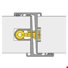 Alprokon inbraakwerende deurnaald - uitvoering 007 - SKG*** - deurdikte 40 mm - MPS krukbediend - doornmaat 55 mm - lengte 2200 mm - DIN Links