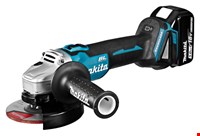 Makita haakse accu slijpmachine - DGA504RTJ - 18V - 125mm - 2x5.0 Ah accu en snellader - met vastzetschakelaar - in Mbox