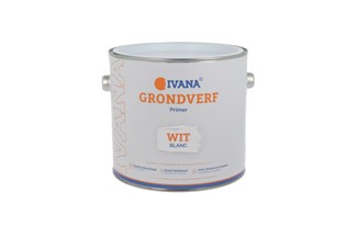 Ivana 57298 synthetische Grondverf wit - 2,5 liter 