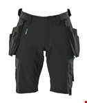 Mascot Advanced short - 17149-311 - afritsbare spijkerzakken - zwart - maat C49