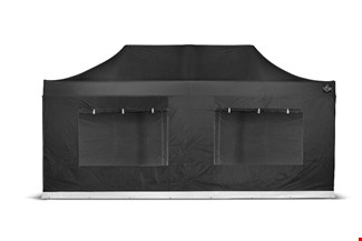 Grizzly zijwand RAAM - GO-WORK - 6 m - zwart