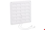 Nedco ventilatierooster afsluitbaar 20x20cm wit