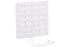 Nedco ventilatierooster afsluitbaar 20x20cm wit