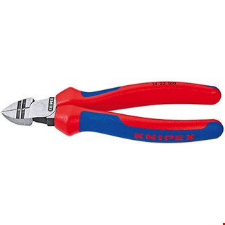 Knipex afstrip-zijsnijtang - 160 mm - kop gepolijst - 14 22 160