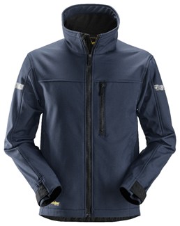 Snickers Workwear 1200 Softshell werkjas donkerblauw/zwart - maat XL