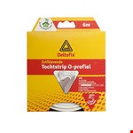 Deltafix zelfklevende tochtstrip - O-profiel - EPDM - wit - 2 x 3 m - type 147