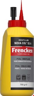 Frencken houtlijm - NOVA COL - D2 A - 750 g flacon