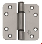 BSW glijlagerscharnier - 818 Allround - afgerond - 89x152x3 mm - RVS 