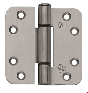 BSW glijlagerscharnier - 818 Allround - afgerond - 89x152x3 mm - RVS 
