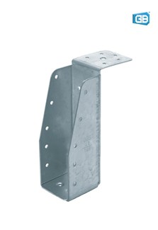 Gebr. Bodegraven balkdrager GBS-LL - 59x156mm - 1,5mm - RVS A2