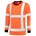 Tricorp 103002 T-Shirt RWS Birdseye lange mouw - Fluor Oranje - maat 3XL