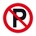 Brady verbodsplaat225 rond20 Parkeren verboden 252049