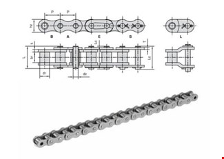Donghua - Rollenketting - SBSR - Simplex -3/8" - BS - 06B-1