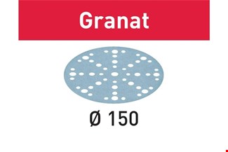 Festool 150mm schuurschijven [10x] - Granat - korrel 80 - 575156