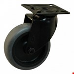 Novio zwenkwiel 50 mm rubber/tpe - draagvermogen 40kg