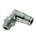 Legris  - inschroefkoppeling - haaks - 6 mm x 1/8" - BSPT -  3889 06 10 - RVS 316L