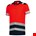 Tricorp poloshirt - High-Vis - bicolor - fluor red-ink - maat XL