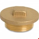 Plug met kraag en vierkant - Fig.290 - RVS - buiten - 1/8"