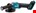 Makita haakse accu slijpmachine - GA008GZ - 40 V - 125 mm - excl. accu en lader - met vastzetschakelaar - in doos