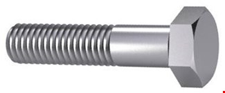 Fabory zeskantbout - DIN 931 - staal - elektrolytisch verzinkt - 8.8 - M10x120/S=17