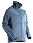 Mascot® 22503-681-85 modern fit fleecetrui met rits - steenblauw - maat XS