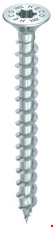 HECO TOPIX-plus schroeven - platkop verzinkt - 4x25 mm - Torx T-20 (HD20) - voldraad - 200 st