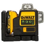 DEWALT DCE089D1G-QW  3x360° laser groen 12V XR - Inclusief 1x 2.0Ah Accu, Lader en Koffer