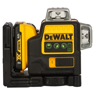 DEWALT DCE089D1G-QW  3x360° laser groen 12V XR - Inclusief 1x 2.0Ah Accu, Lader en Koffer