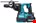 Makita accu combihamer - HR002GM204 - SDS-Plus - 40V Max - 2x4.0 Ah accu en lader - AWS zender - in Mbox met stofafzuigunit