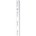 Element wandrail enkel - wit - 200 cm 
